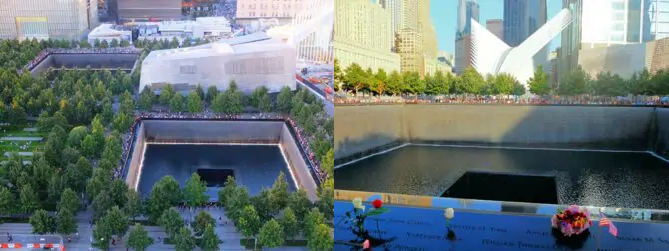 CoteNovoSeg seguro de vida, celular e viagem apresenta para curtir o roteiro em Nova York onde a imagem é do memorial 11 setembro