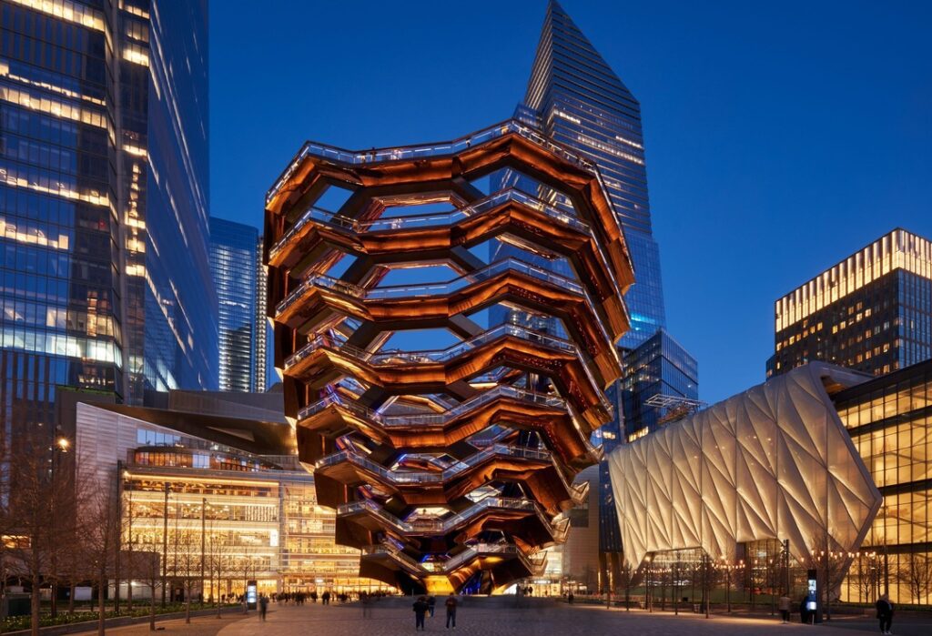 CoteNovoSeg seguro de vida, celular e viagem apresenta para curtir o roteiro em Nova York - imagem do The Vessel