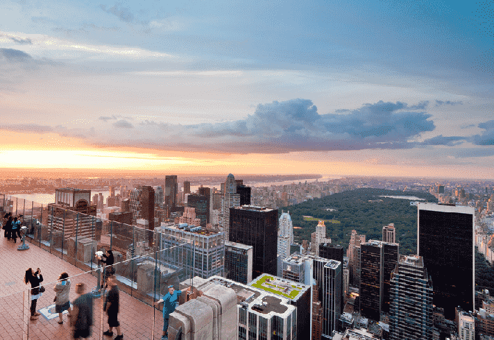 CoteNovoSeg seguro de vida, celular e viagem apresenta para curtir o roteiro em Nova York Top of The Rock – Vista Panorâmica