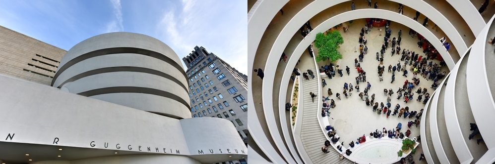 CoteNovoSeg seguro de vida, celular e viagem apresenta para curtir o roteiro em Nova York - imagem do Museu Guggenheim